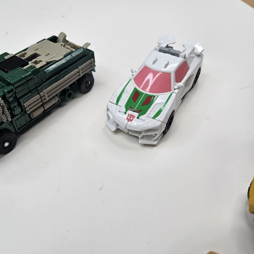 Lot of 5 Transformers Action Figures - Optimus Prime, Bumblebee & More